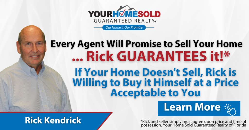 Rick Kendrick Your Home Sold Guaranteed Realty Realtor