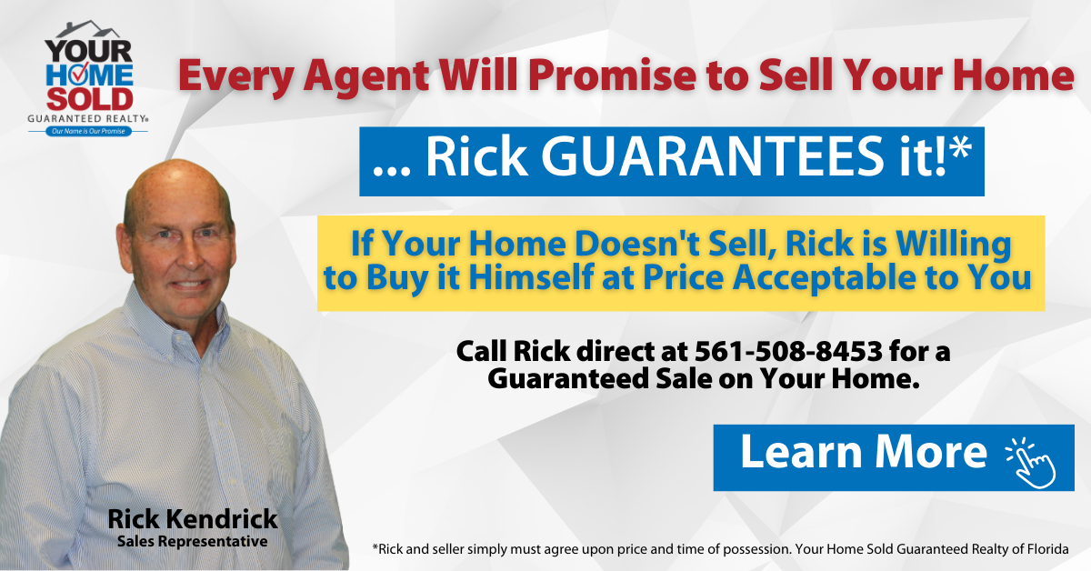 Your Home Sold Guaranteed Realty Rick Kendrick Realtor
