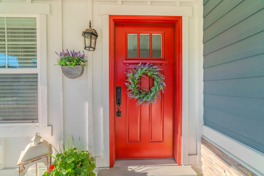 Vibrant Front Door Paint for Curb Appeal