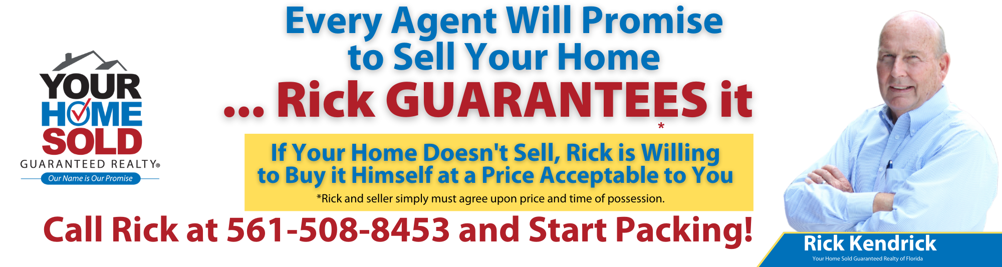 Rick Kendrick Home Seller Guaranteed Sale Program